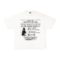LIL KIM GARMENT DYE TEE [WHITE]