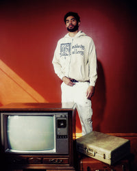 LAMB ZIP HOODIE [OAT]