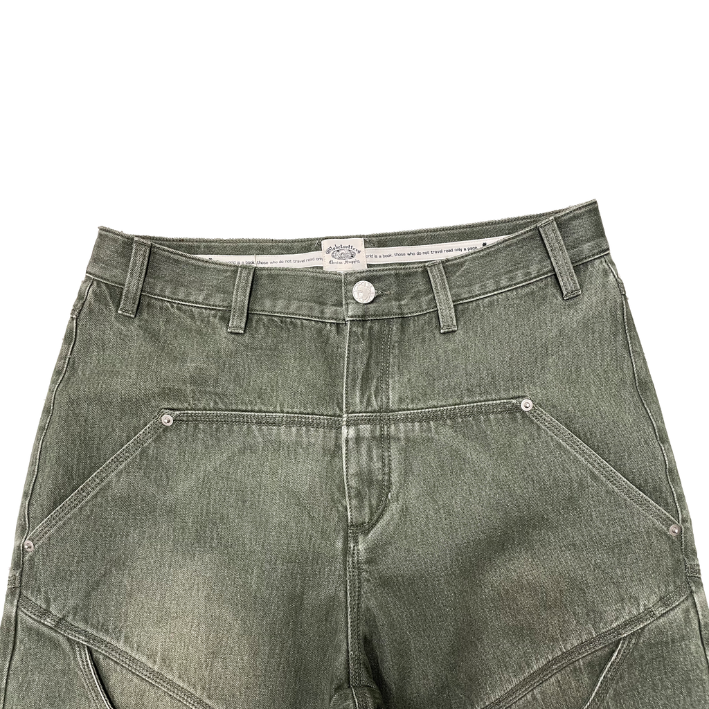 GLOBETROTTERS UTILITY PANT [SAGE]
