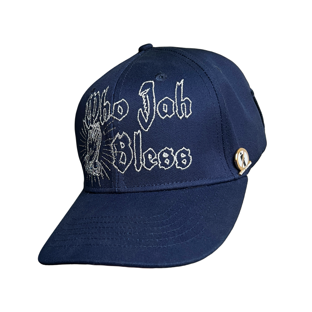 WHO JAH BLESS 6 PANEL HAT — BELLY BLUE [V4.0]
