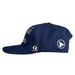 WHO JAH BLESS 6 PANEL HAT — BELLY BLUE [V4.0]