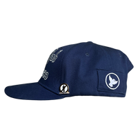 WHO JAH BLESS 6 PANEL HAT — BELLY BLUE [V4.0]