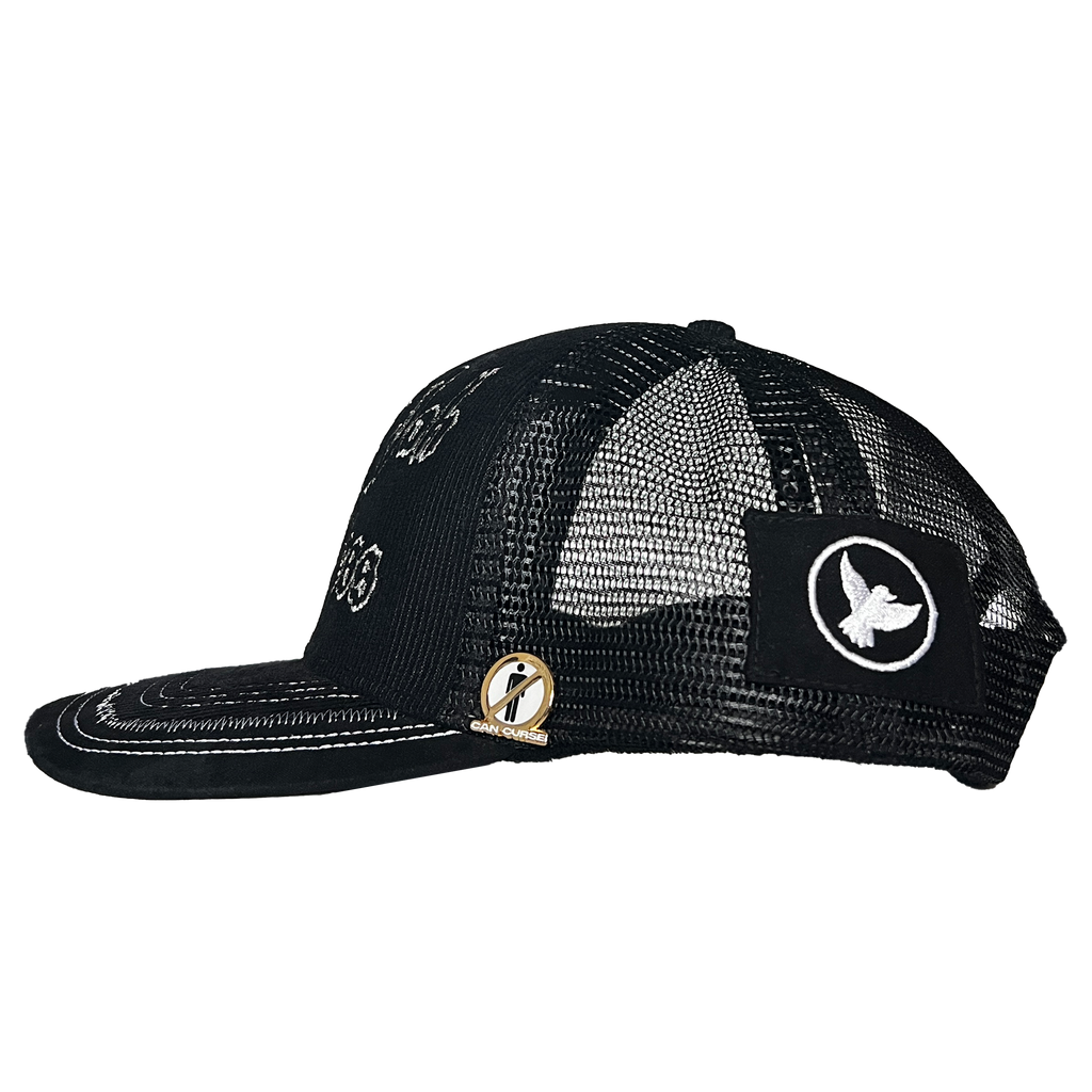 WHO JAH BLESS TRUCKER HAT — BLACK SHEEP [V3.0]