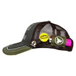 WHO JAH BLESS TRUCKER HAT — MOSS GREEN [V2.0]