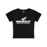 MOTOR SPORT BABY TEE [BLACK]