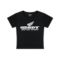MOTOR SPORT BABY TEE [BLACK]