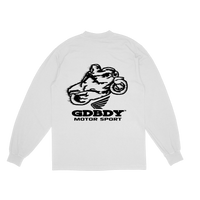 MOTOR SPORT LONG SLEEVE [WHITE]