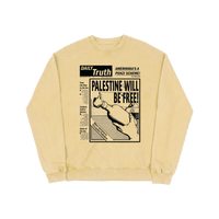 NEWSPAPER SWEATER [CREAM]
