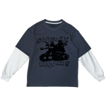 NO LIMIT DOUBLE LAYERED TEE [WHITE]
