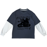 NO LIMIT DOUBLE LAYERED TEE [WHITE]
