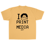 PRINT MEDIA TEE [GOLD]