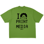 PRINT MEDIA TEE [GREEN]