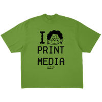 PRINT MEDIA TEE [GREEN]